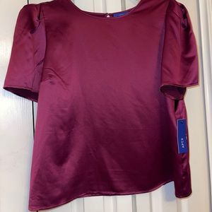 Plus Size Eggplant Purple Shell Type Top NWT